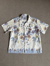 Vintage Nigel Cabourn 100% Cotton Hawaiian Flowers Shirt 2001 Size XL