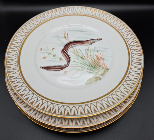 Royal copenhagen set fish - copenhagen, of