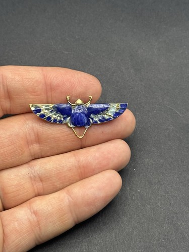 Vintage art deco scarab - deco, wing