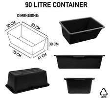 90L Mortar Mixing Tub