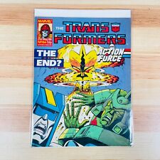 Transformers UK Marvel Comic Issue Back & Board #166  80s Artwort