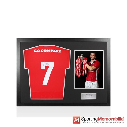 Framed sam warburton - framed, signed