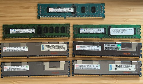 Joblot mixed ram untested - of,