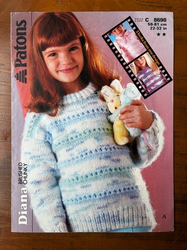 Patons 8698 knitting pattern