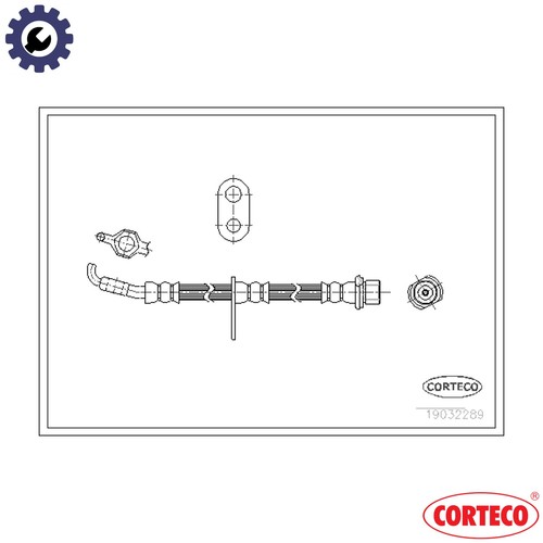 Brake hose 19032289 for - 19032289,
