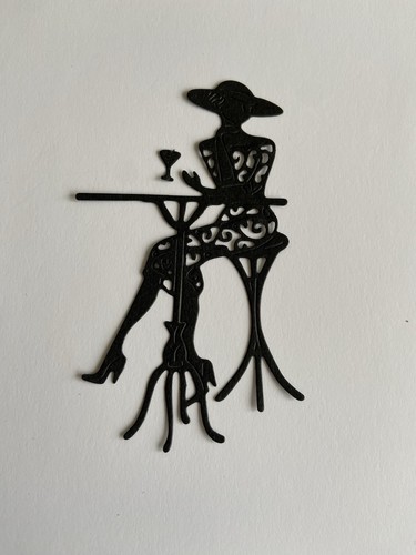 Black silhouette elegant - 4,