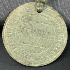 1947 - 1948 Isle of Thanet Hare Coursing Club Members Badge Greyhound Hunt NCC