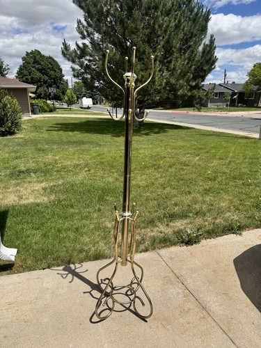 Vintage mcm golden metal brass - vintage,