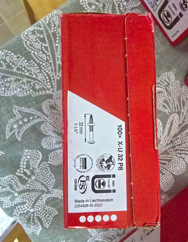 Hilti nail gun nails - p8,