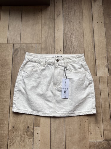 White denim skirt y2k - skirt,