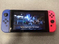 Nintendo Switch 32GB Console Neon Blue/Red  Controller have drift for parts