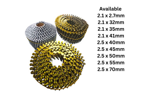 Industrial coil nails ring - coil,