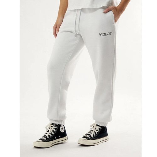 Wednesday logo sweatpants - logo,