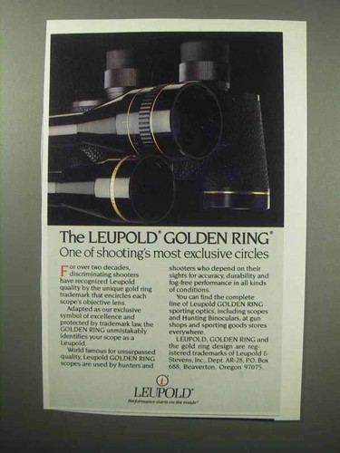 1987 leupold scopes the - 1987,