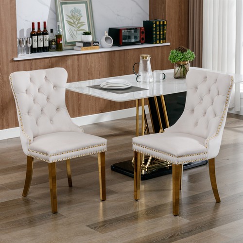 2set modern beige velvet - 2set,
