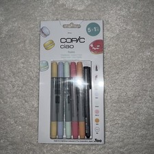 Copic Ciao 5+1 Marker Set - Pastels Pack of 5 + Multiliner Pen sets Brand New