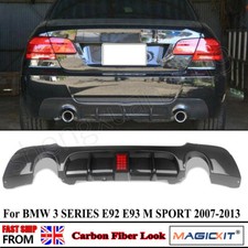 TWIN EXIT CARBON LOOK REAR