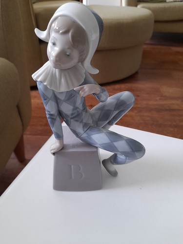 Lladro harlequin figurine - lladro,
