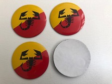 4x Sticker Fiat Abarth Wheel