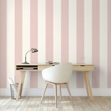 Pink White Stripe Wallpaper
