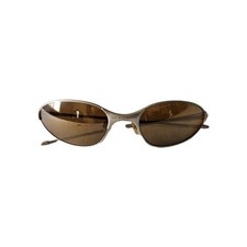 Vtg Oakley C-Wire Matte Gold