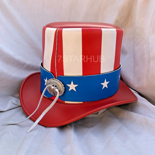 Handmade leather usa - handmade, flag