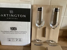 Pair of Dartington Crystal