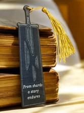 Handmade wooden bookmark - handmade,