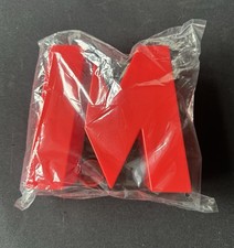 Metrobank Red “M” Plastic Money Box Piggy Bank Brand New