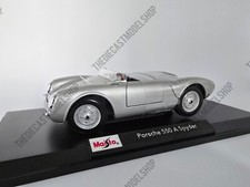 MAISTO Diecast Model Car 1:18 Scale - Porsche 550 A Spyder in Silver