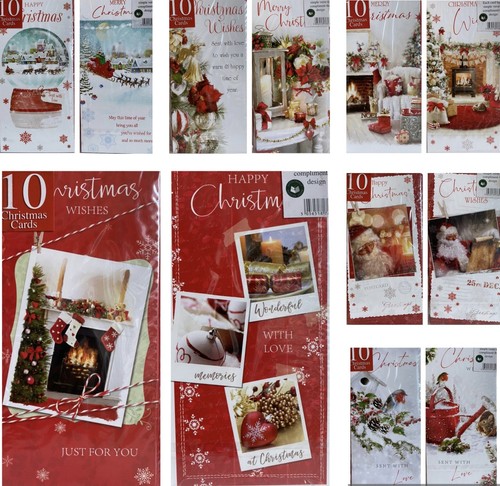 Luxury christmas cards - 10,