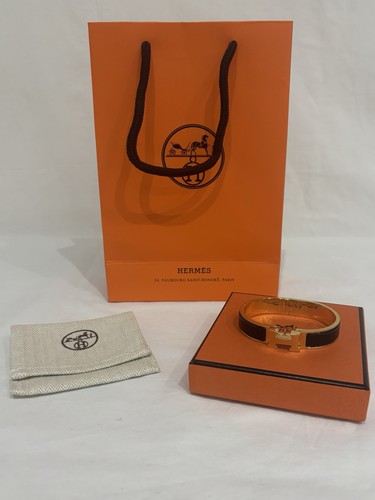 Hermes clic bracelet gold - bracelet,