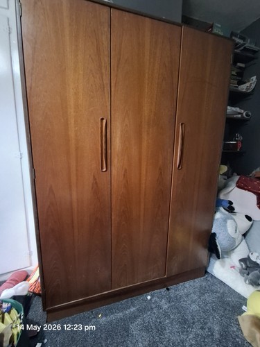 Vintage wardrobe teak - wardrobe,