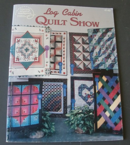 Log cabin quilt show - cabin, book