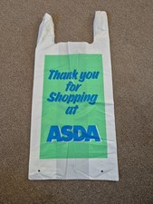 Vintage ASDA plastic Shopping Carrier Bag