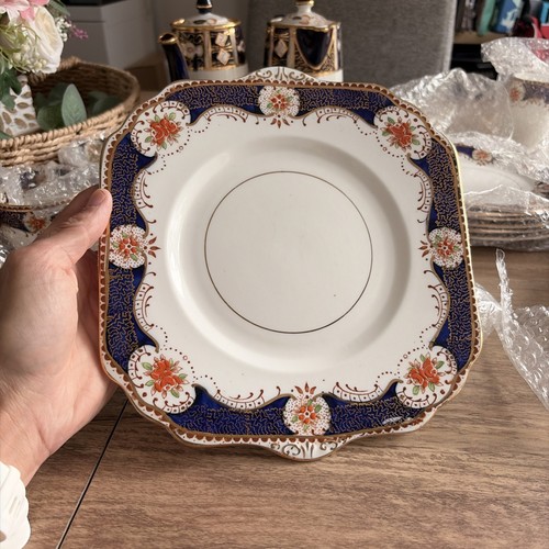 Vintage gladstone china square - vintage,