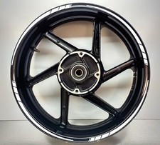 White tapered motorcycle wheel - white,