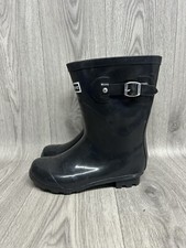Women’s Kangol Low Black Wellies Size UK 3 Brand New 
