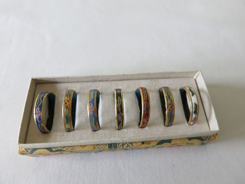 Vintage cloisonne ring - vintage,