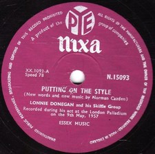 1957 UK #1 LONNIE DONEGAN 78