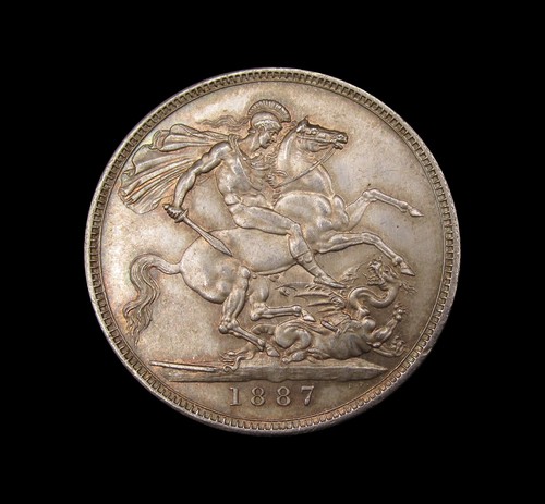 Victoria 1887 silver jubilee - silver,