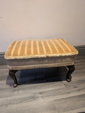 Vintage Upholstered Footstool