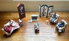 Dolls house vintage sitting
