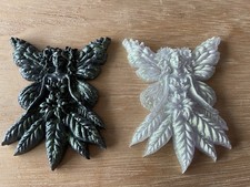 2 X Resin Fairy Wall Plaques