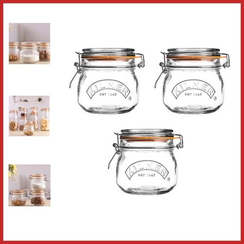 Set round glass - of, jars