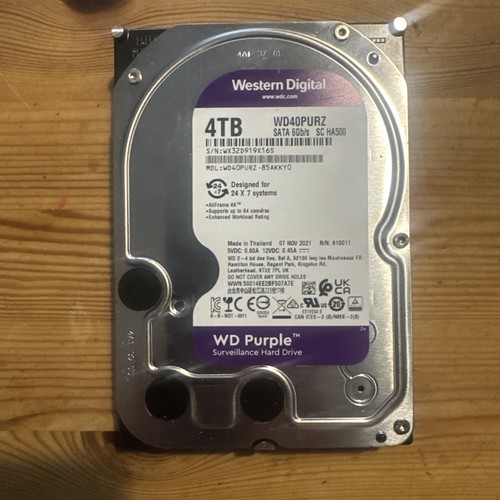 Western digital purple - purple, 4tb