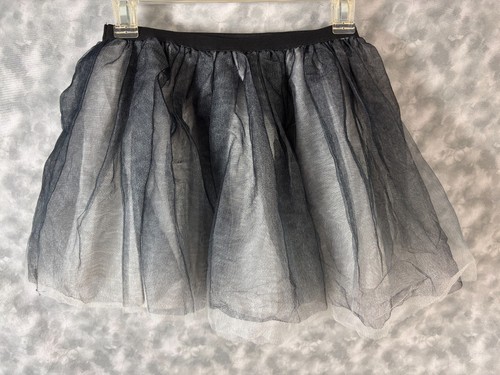 Black layered tulle - tutu, skirt
