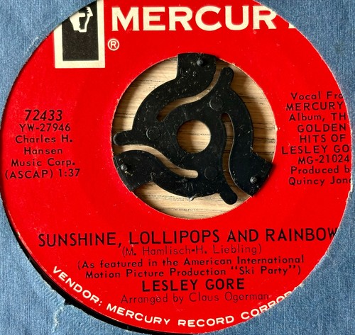 Leslie gore sunshine - gore,
