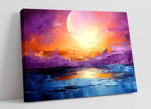 Abstract purple orange - abstract, sunset