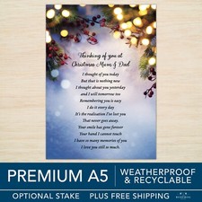 Mum Dad Christmas Memorial